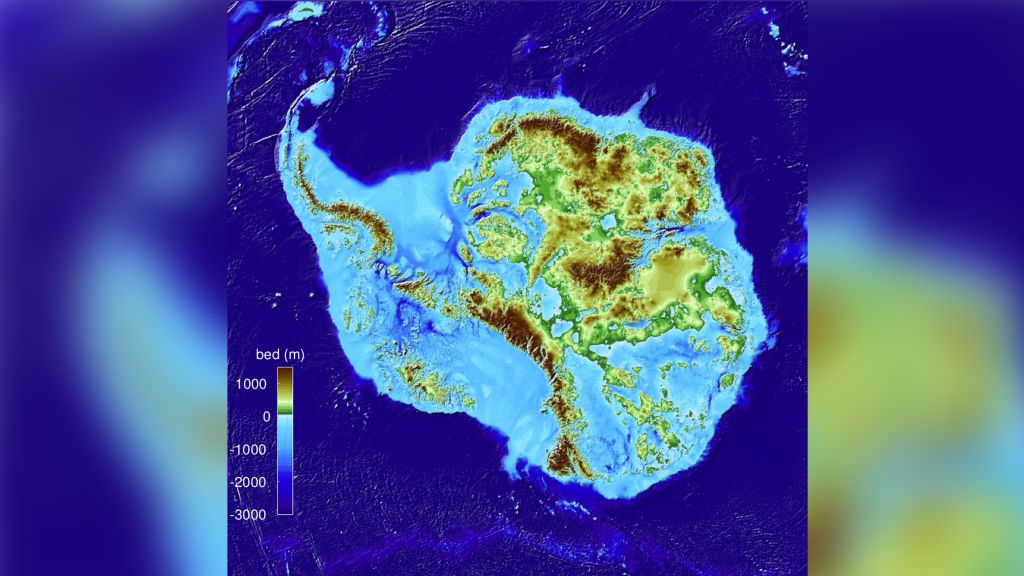 南極大陸の氷河の下に隠れた、地球で最も深い土地が発見される