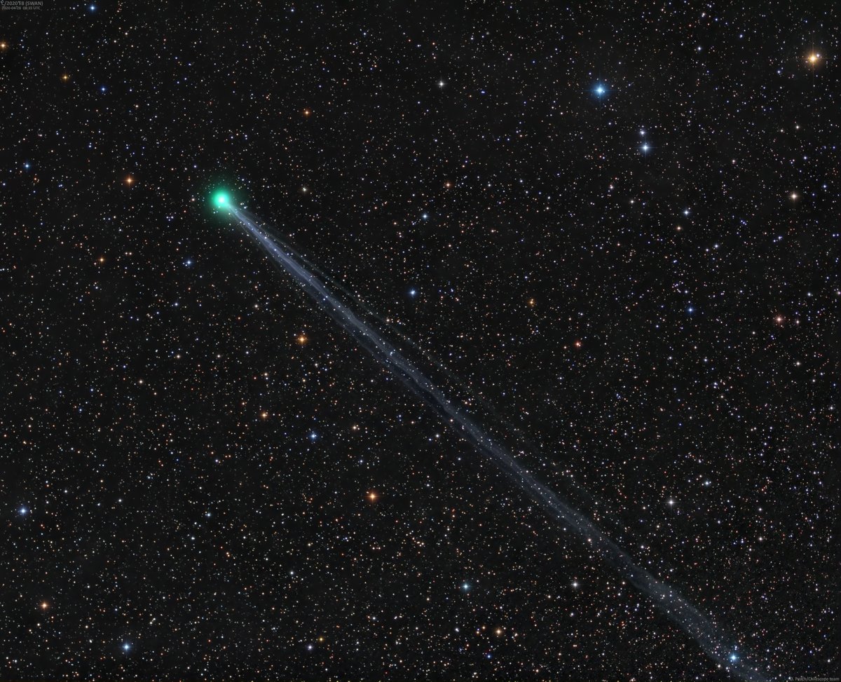 アトラス彗星が崩壊、代わりに肉眼で観測できるスワン彗星が発見される